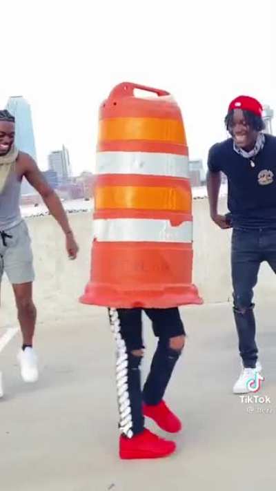 Do the traffic barrel