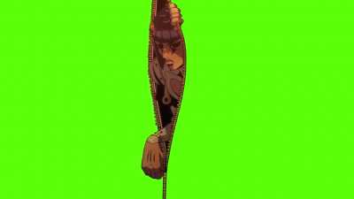Bucciarati Zips out of train | Green Screen NO Watermark