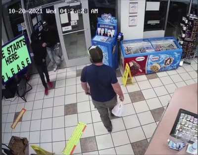 This guy just wanted ice at 4am