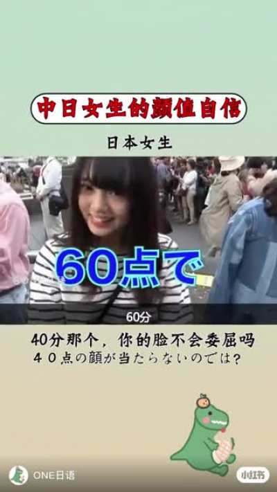 中日女孩颜值对比