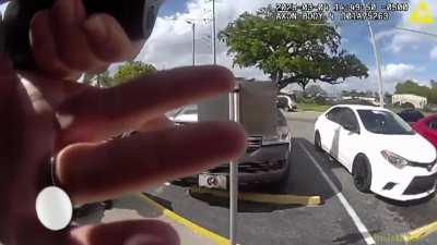 Winter Haven police release body cam video of arrest after image of young girl goes viral