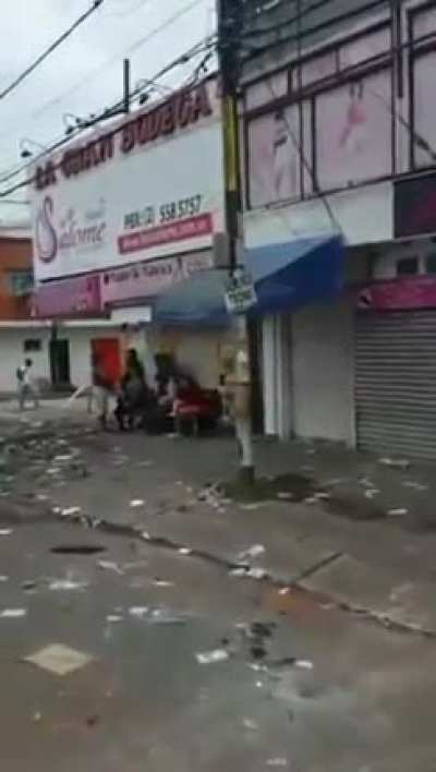 This is the aftermath of La Luna on May 4th 2021, one day after ESMAD violently attacked peaceful protesters in the area.