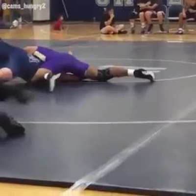Crazy wrestling move