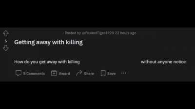 Next time I have to read the subreddit before the title