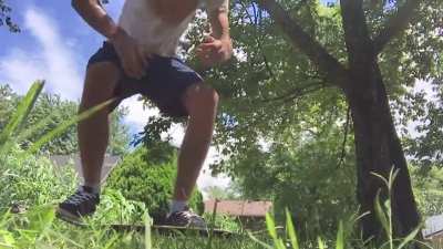 “Practice kickflips in the grass” they said. “You won’t get hurt” they said.