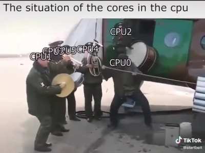 CPU be like: