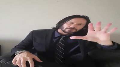 A slap on the hot Brazilian Keanu Reeves