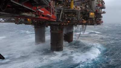 I thought this oil rig looked the part, hope it fits the rules.