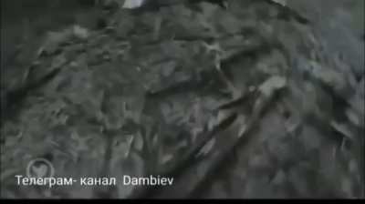 POV Ukrainian Solders Steps on Landmine