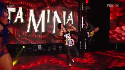 Sasha and Bayley both get knocked out in the same night
