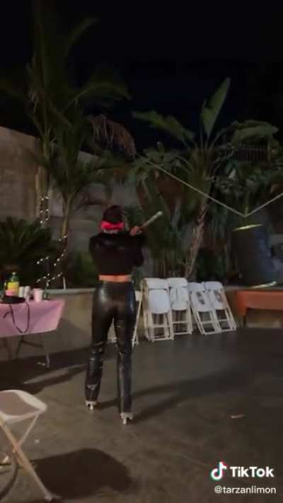 to hit the piñata