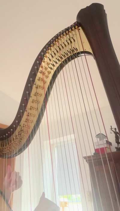 I learned to play Isle of songs on harp