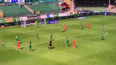 banger of a shot from Ekstraklasa