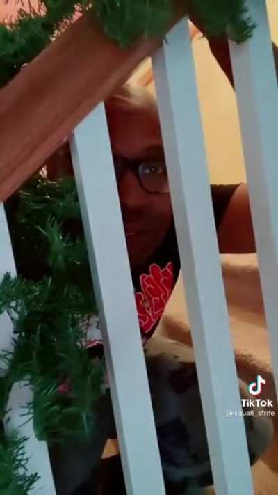 Sneaking downstairs