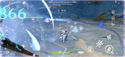 Ayaka destroys shock trooper dire in 69s