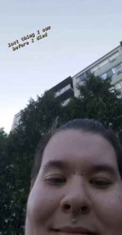 the last thing I saw before I died