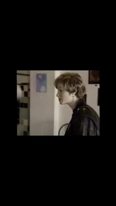 A short video of a young Christina