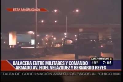 Federal forces clashes with organized crime near US south border (March 28th, 2010)