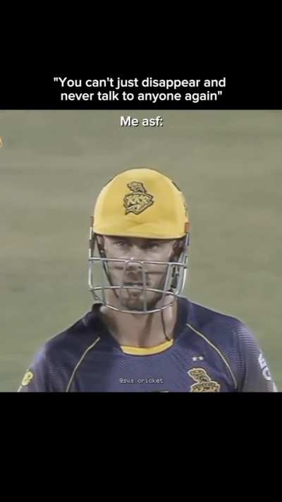Last IPL Score was 49 and I think got someone Run out 
