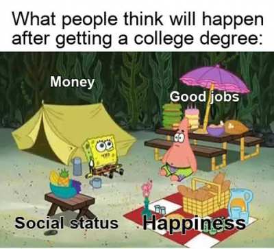 What we get is college debt