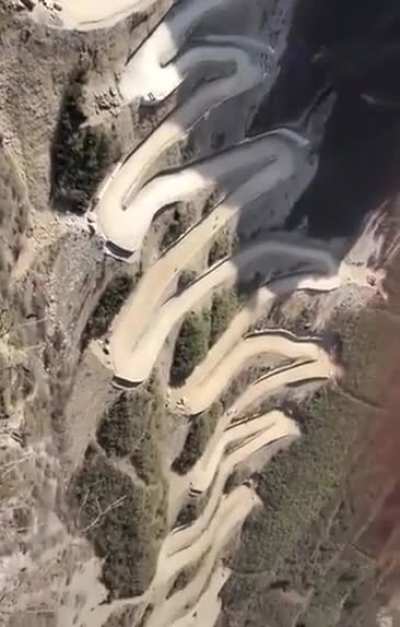 Steep road