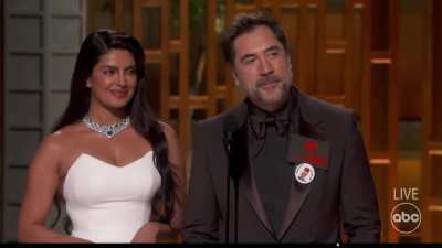 Javier Bardem at the 2026 Oscars: 