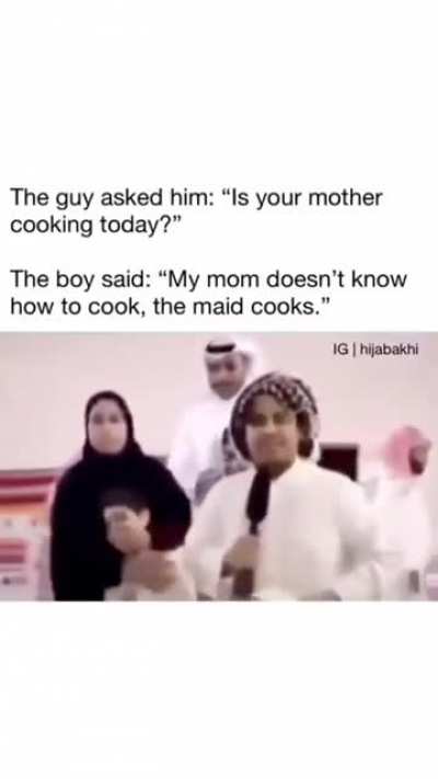 The smile on the husband’s face