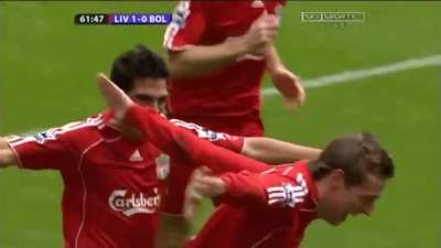 On New Year’s day, 15 years ago, Steven Gerrard and Peter Crouch score back to back stunning goals within 60 seconds against Bolton