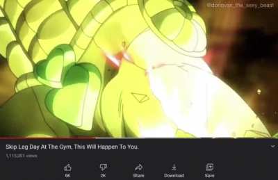 Never skip leg day