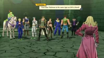 So it's the same type of stand as Star Platinum?
