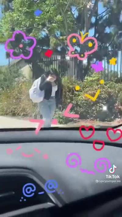 When your weeb aunt comes to pick you up from school