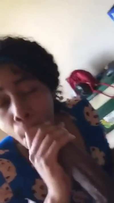 She wasn’t stopping until she got that nut