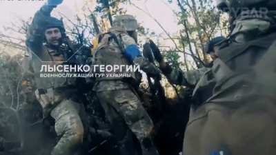 RU POV Foreign mercenary fighting their last battle.