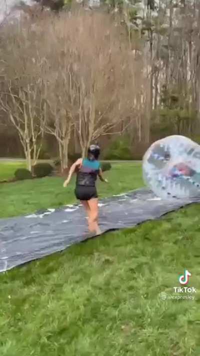 Backyard wipeout