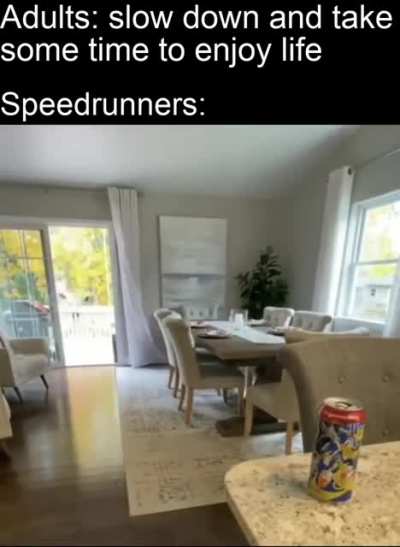 Gotta go fast