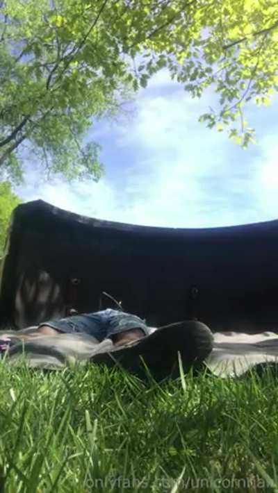 Quickie slob on bob in public park🤪 get tape in Comments 👇