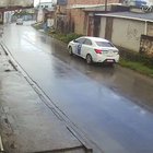 Wet road, metal shoes