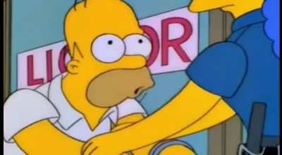 Homer being homer