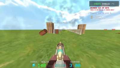 I made a simple bowling game in Sandbox
