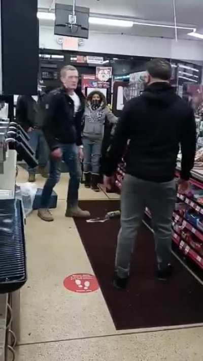 Man Gets Hit In The Face With A Can And Beatdown After Calling A Man The N Word