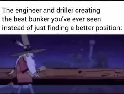 It's a good bunker though.