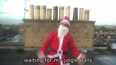Polite English man asks important Christmas question