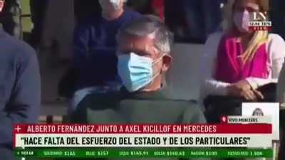Argentinian president being a jerk