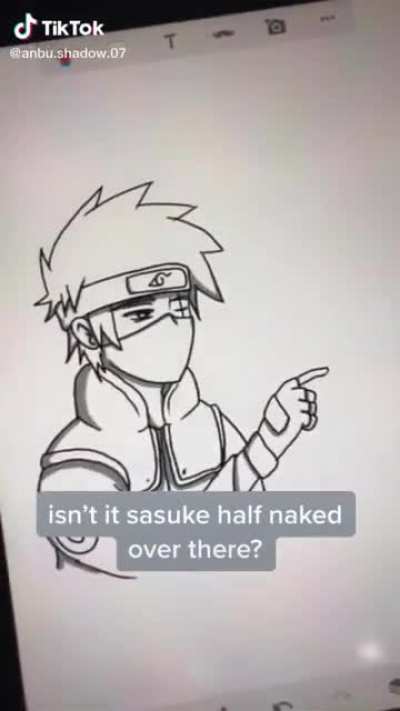 Hmmm that’s pretty sus naruto