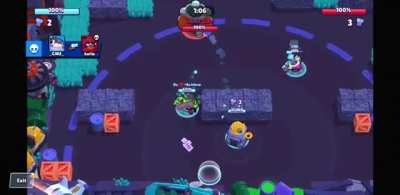 The enemy team spawned 3 robots in siege but they did 0 damage 🤣