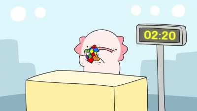 Rubik’s cube world record (からめる)