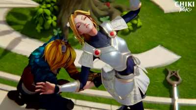 Lux and Ezreal the beginning part (Chik<wbr>ipiko<wbr>)[Lea<wbr>gue of Legends]