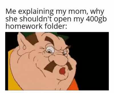 *softly* NO mom
