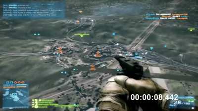 Nine second M320 SMOKE headshot from the top of Caspian Border tower