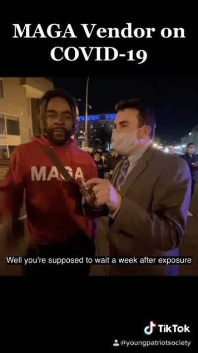 Guy tells reporter “CDC’s not my daddy!” then asks why ants and birds don’t have to wear masks